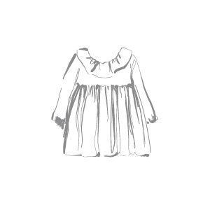 IBTD Flower Girls | flower girl dress illustration
